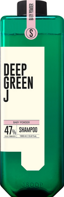 J'SOOP Deep Green J 弱酸性純素洗髮精, 1L, 1瓶