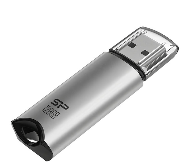 Silicon Power 廣穎電通 Marvel M02 128GB USB3.2 銀色 隨身碟, 1個