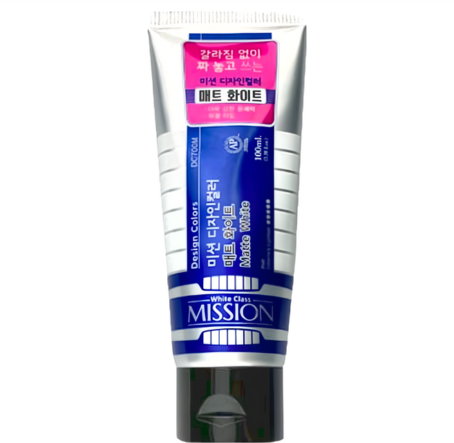 Mission 不透明水彩平光大白 MDC700M, 100ml, 1條