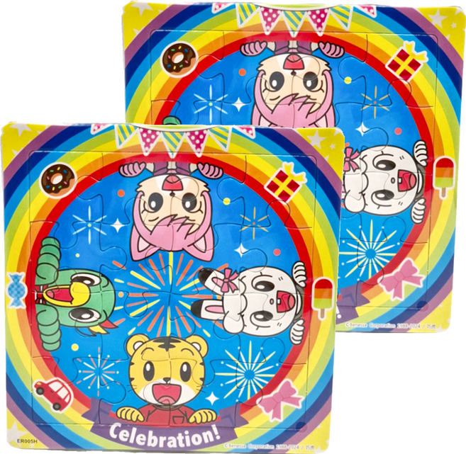 巧虎 真古錐拼圖 ER005H H 適用3歲以上, 2個