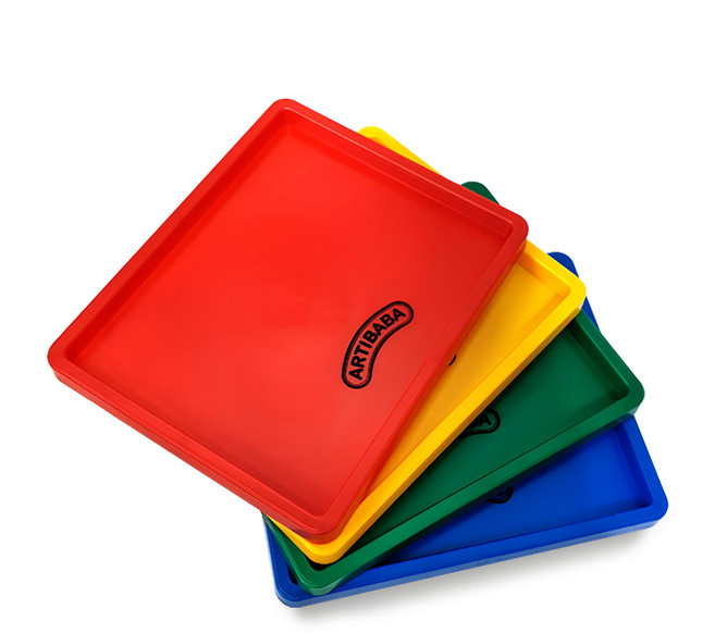 ARTIBABA 美術用調色盤4件組, 1格, 1組
