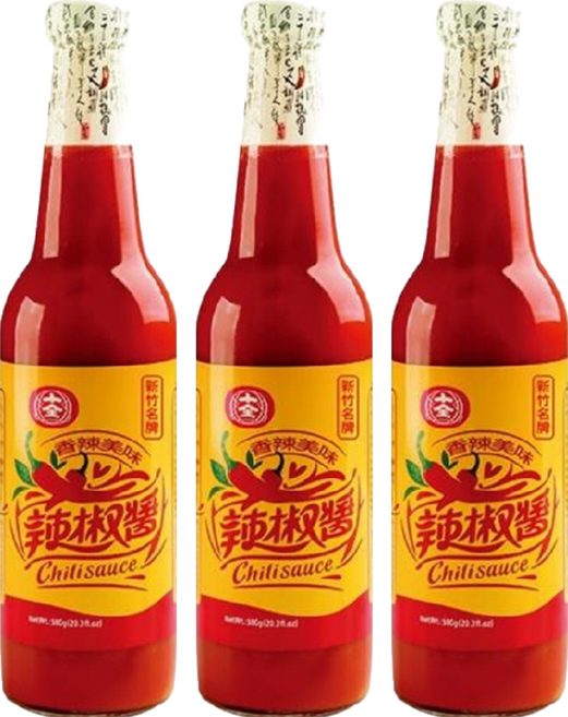 十全 辣椒醬 香辣美味, 580g, 3瓶