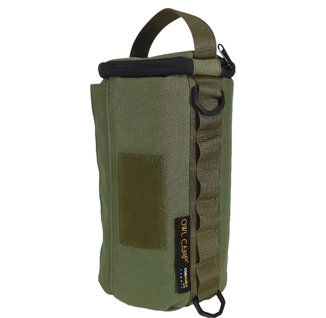 OWL CAMP 廚房紙巾盒, 軍綠色, 1層, 1個
