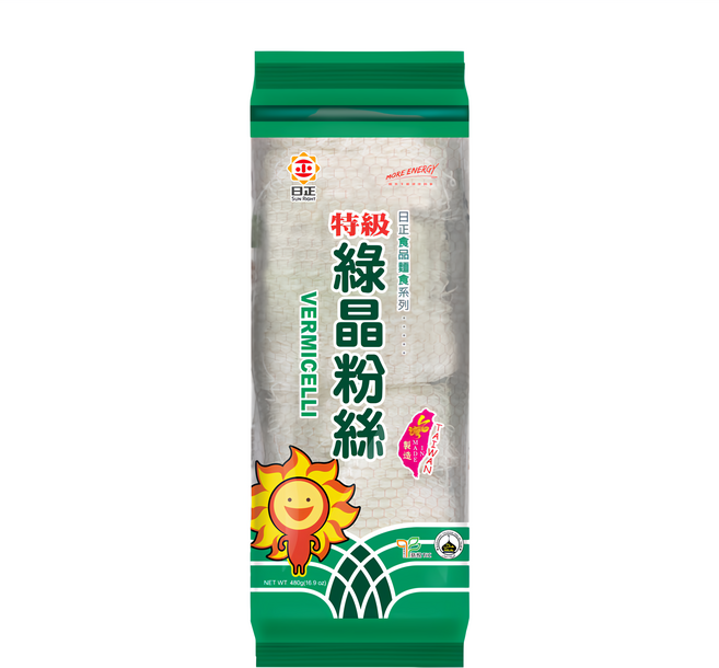日正食品 特級綠晶粉絲, 480g, 1包