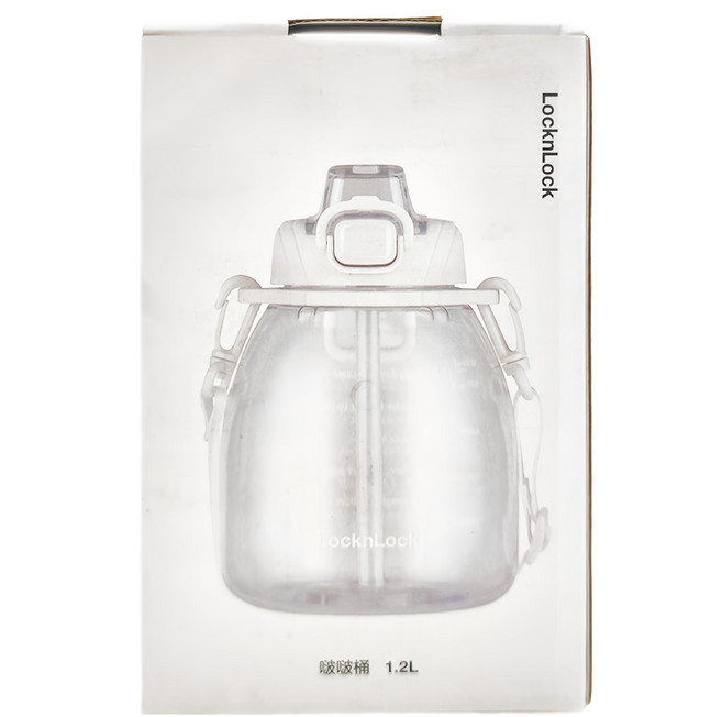 LocknLock 樂扣樂扣 啵啵桶 ABF875WHT, 白色, 1.2L, 1個