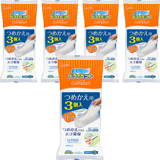 ST 雞仔牌 Drypet 超值吸濕盒 補充包, 510g, 5袋