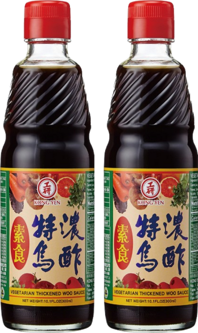 KONG YEN 工研 素食特濃烏醋, 300ml, 2瓶