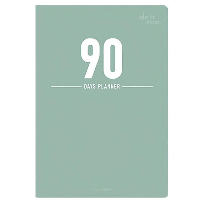 珠友文化 90天倒數計劃本, 翡綠色, 1本