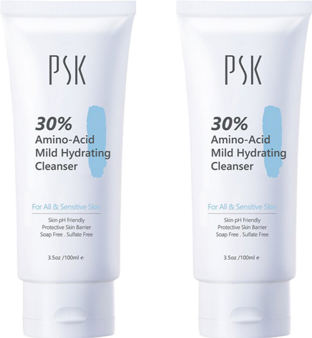 PSK 深海美肌專家 30%胺基酸溫和潔面霜, 100ml, 2條