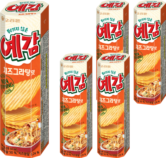 ORION 好麗友 預感香烤洋芋片 起司口味, 64g, 5盒