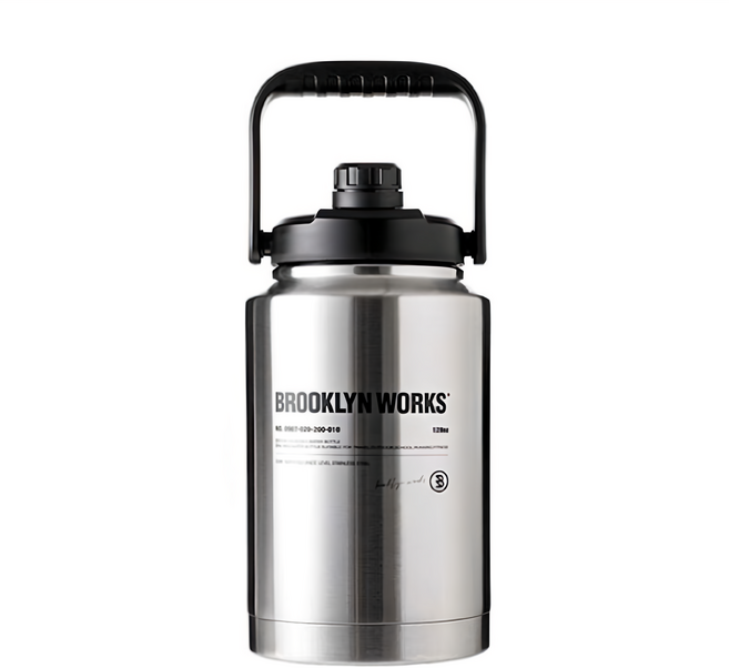 BROOKLYN WORKS 布魯克林 高規保冰保溫桶, 銀色, 3.8L, 1個