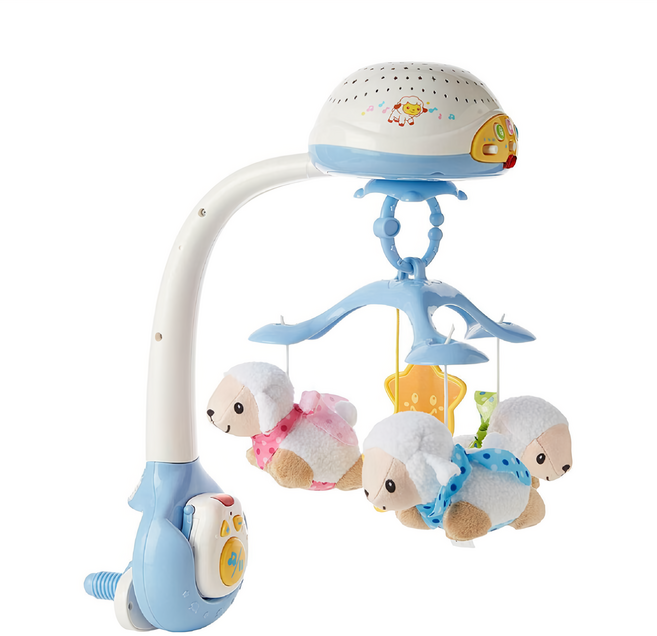 vtech Baby 多功能甜蜜星空安撫音樂鈴 1個, 白色 + 藍色