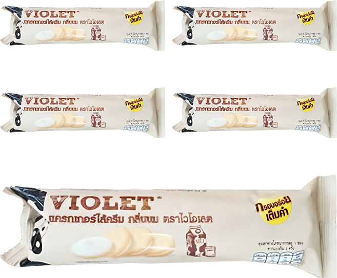 Violet 經典牛奶三明治, 64g, 5包