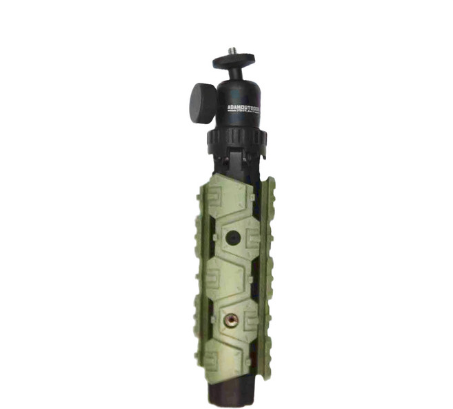 ADAMOUTDOOR 風格戰術三腳架雲台套組 綠色, ADTP-STAND01, 1組