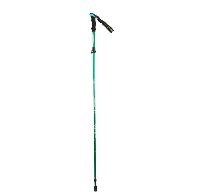 Xavagear 鋁合金摺疊登山杖 長款, 綠色, 1支