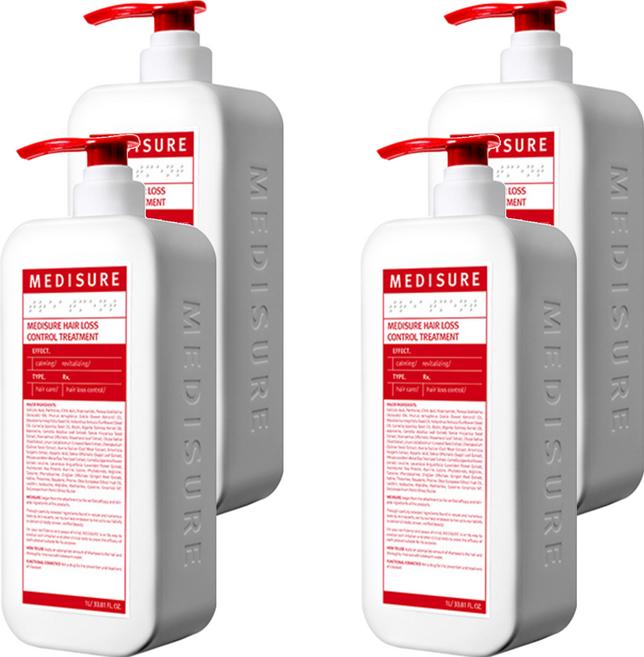 MEDISURE 強健髮根護髮乳, 1L, 4瓶