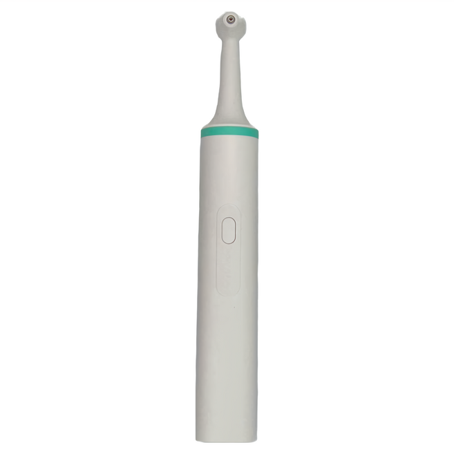 USB 電動潔牙器 360度旋轉清潔 帶四款刷頭, WN1806, 綠色, 1組