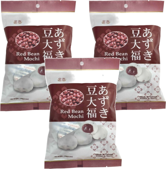 ROYAL FAMILY 皇族 紅豆大福, 120g, 3袋