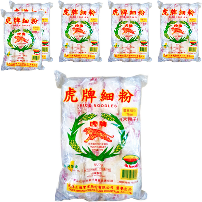 TIGER FOOD 虎牌 細粉 大包子 12包, 600g, 6袋