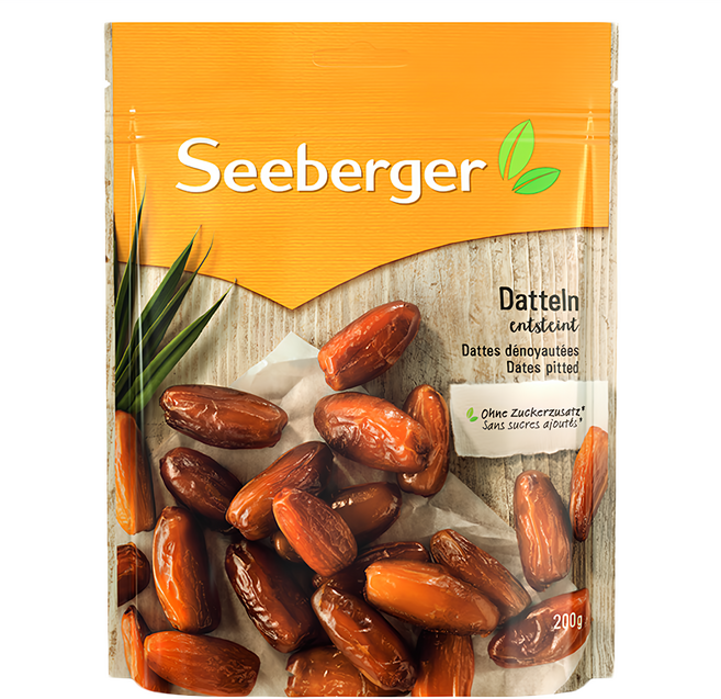 德國 Seeberger 天然去籽椰棗, 200g, 1包