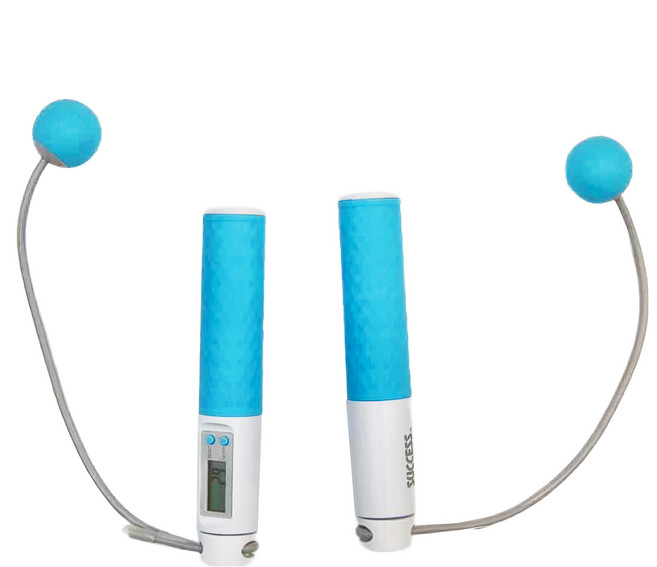 SUCCESS 成功 智能電子計數無線跳繩 S4610B 140g, 藍色, 1組
