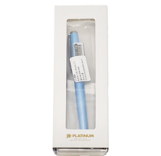 PLATINUM 白金牌 馬卡龍鋼筆 PG-500, 粉藍, 0.65mm