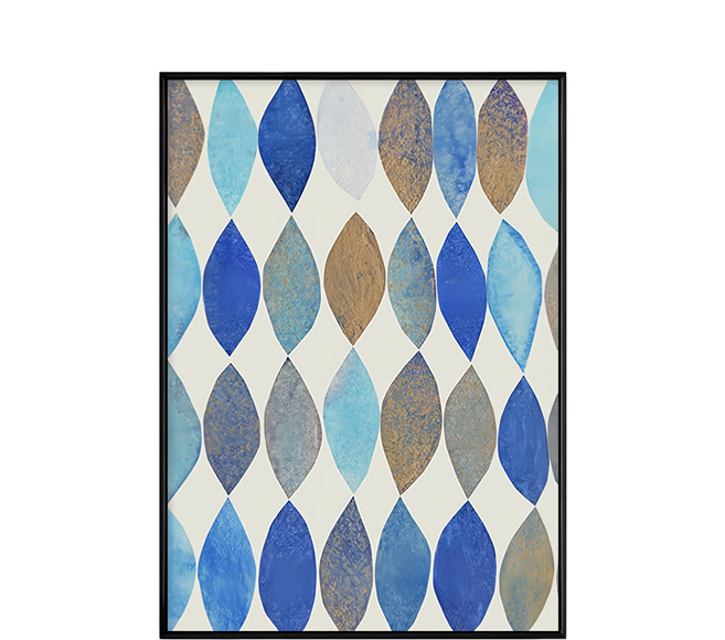 BOLUO GALLERY 菠蘿選畫所 幾何 浪板 APGS3419B, 黑色