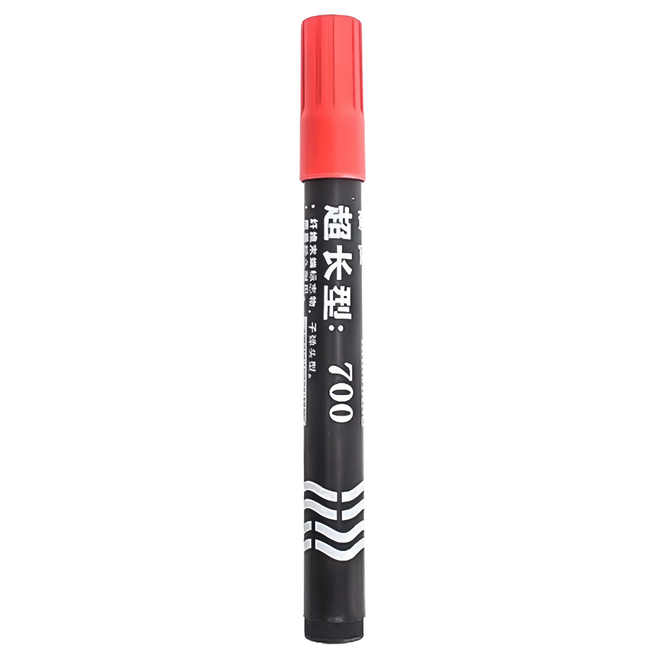 小麥購物 油性簽字筆 Y691 10g, 30支, 紅色