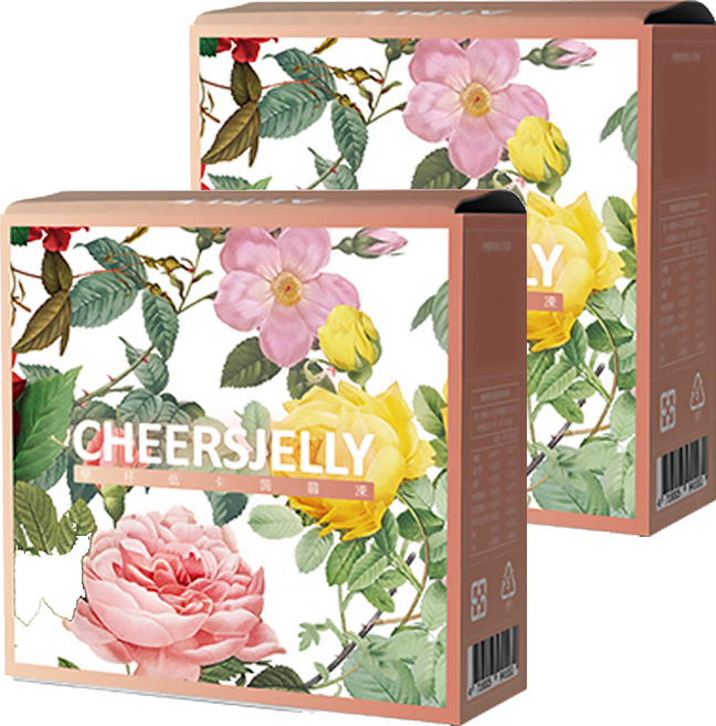 CHEERSJELLY 舉杯低卡 蒟蒻凍 蘋果 6條, 396g, 2盒