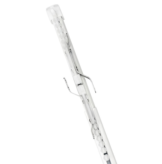 WE CHAMP 磁吸式M型伸縮窗簾軌道 單軌, 白色