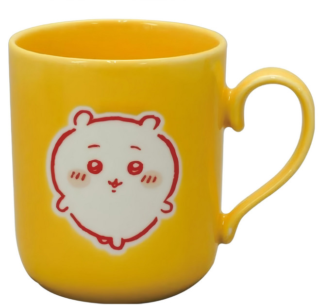 yamaka 山加商店 吉伊卡哇 Chiikaw 陶瓷馬克杯 300ml, 千川 黃色, 1個