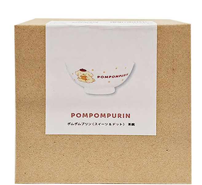 kanesho 金正陶器 陶瓷碗 布丁狗 1個, 布丁狗 白色