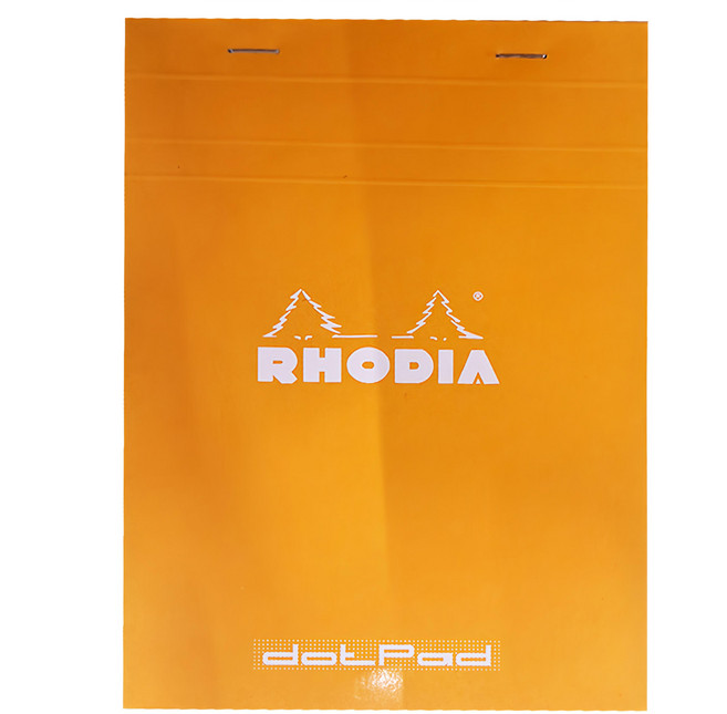 RHODIA N°16 上翻筆記本 A5 點點內頁 14.8 x 21cm, 橘色, 1本