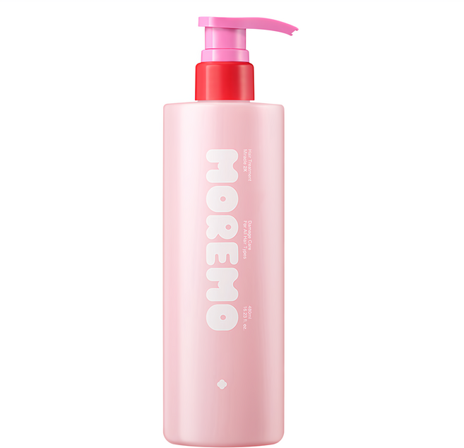 moremo 奇蹟護髮素 2X, 480ml, 1瓶