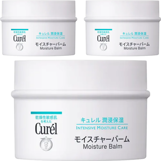 Curel 珂潤 潤浸保濕深層乳霜 面部及身體用, 70g, 3罐