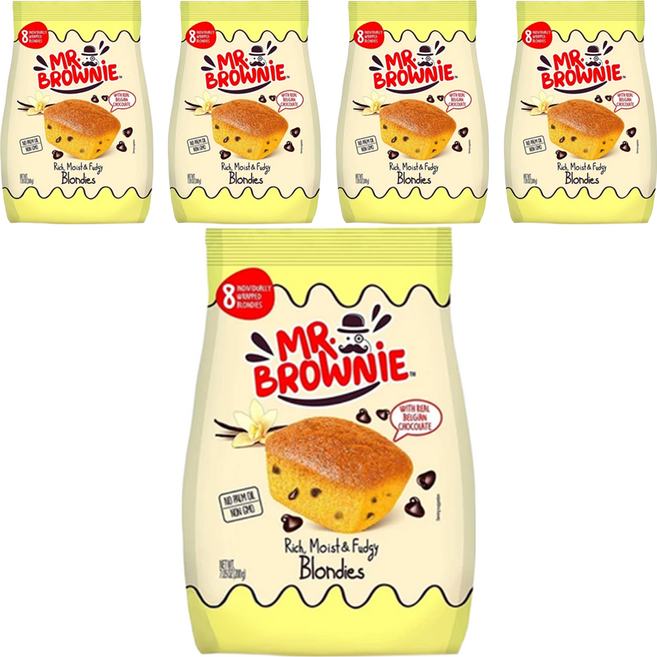 Mr. Brownie 布朗尼先生 香草風味布朗尼, 200g, 5包