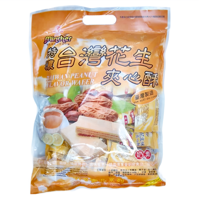 明奇 特濃花生夾心酥, 400g, 1袋