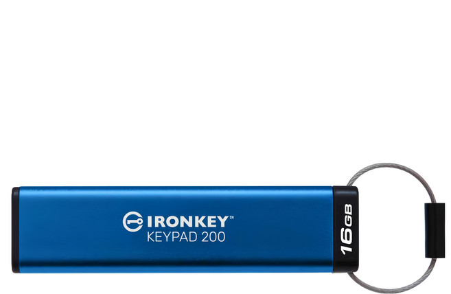 Kingston 金士頓 IronKey Keypad 200數字鍵加密 隨身碟 IKKP200, 16GB, 1個