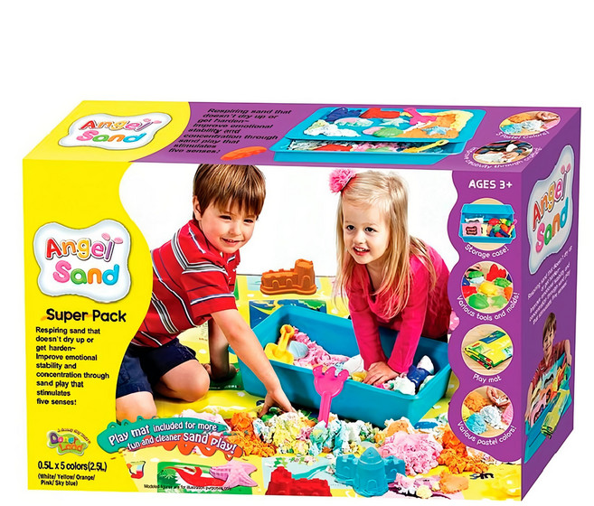 Donerland 天使沙 540 x 360 x 150mm, 超級豪華遊戲組 多色包, 1盒