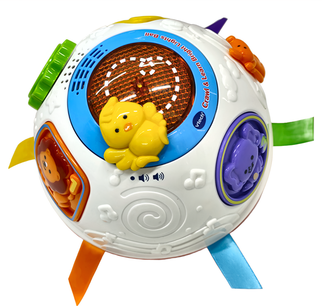 vtech Baby 聲光滾滾球, 動物派對 多色, 1個