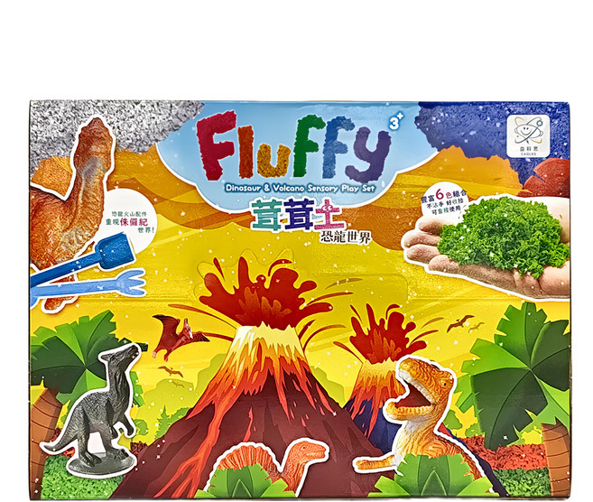 Eagle's Lab 益科思 茸茸土, 恐龍世界, 1盒