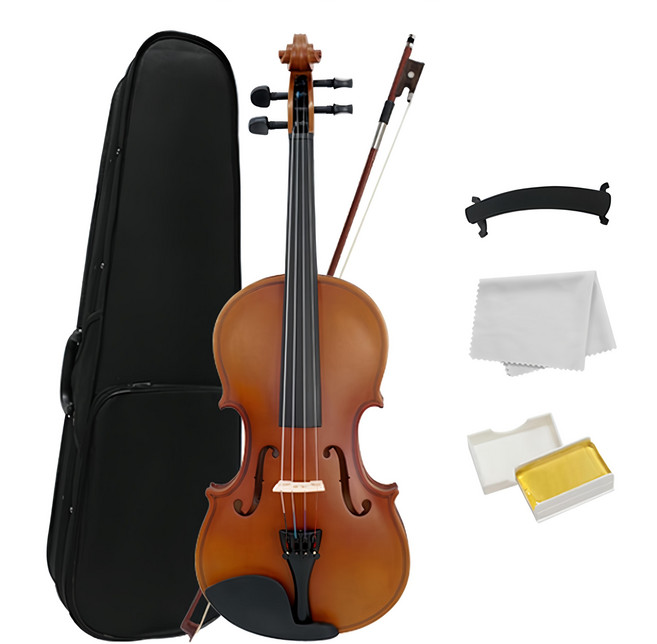 samick 三益樂器 Luna Violin 1/8 + 5 個組件, 1組, 原木棕色, 單品