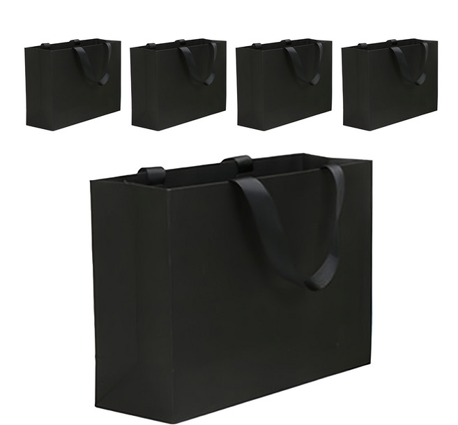 The GG 素色牛皮紙袋, 5個, 黑色