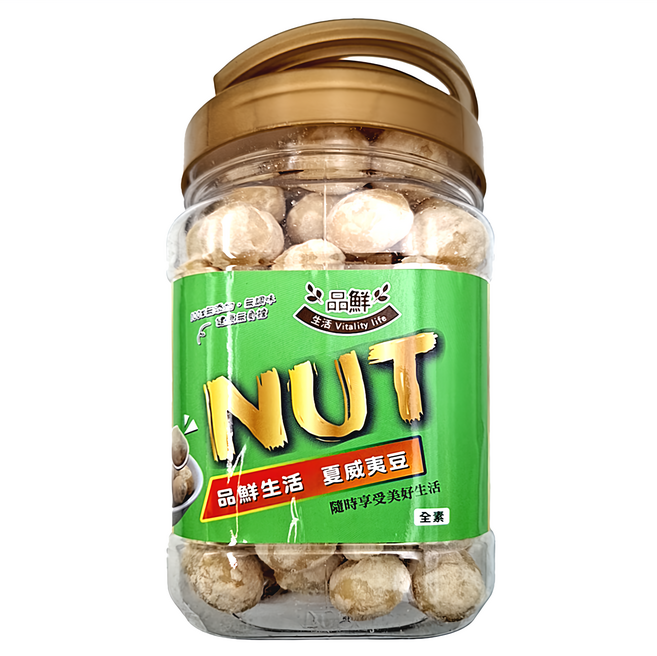 品鮮生活 特大顆蜂蜜奶油夏威夷豆, 450g, 1包