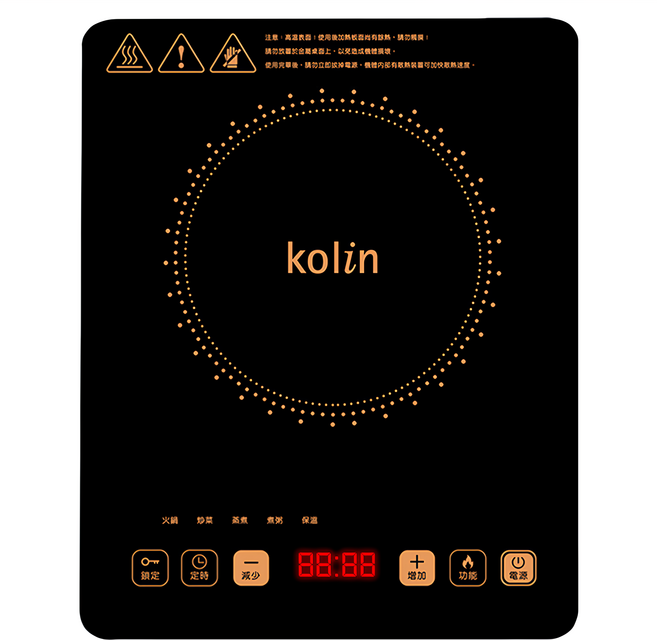 Kolin 歌林 微電腦觸控電陶爐 1口, KCS-SD2374, 獨立式