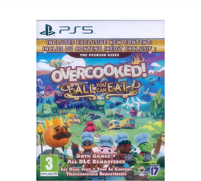 PlayStation 胡鬧廚房!全都好吃 中英日文歐版 Overcooked All You Can Eat