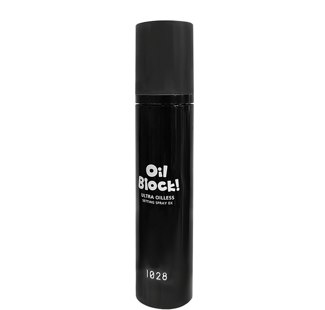 1028 Oil Block! 超控油定妝噴霧EX 60ml 持久控油、保濕定妝 打造完美妝容, 1瓶