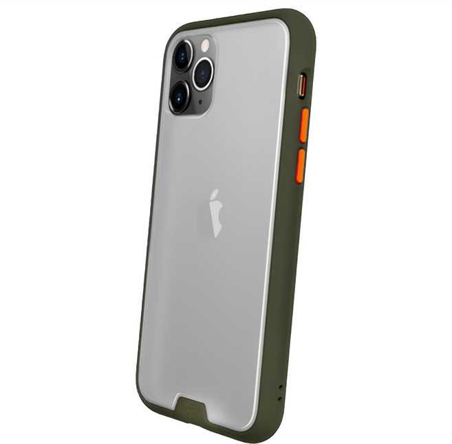 HODA 好貼 柔石 手機 防摔殼 保護殼 iPhone 11 Pro 軍規防摔 SGS認證 軍綠色