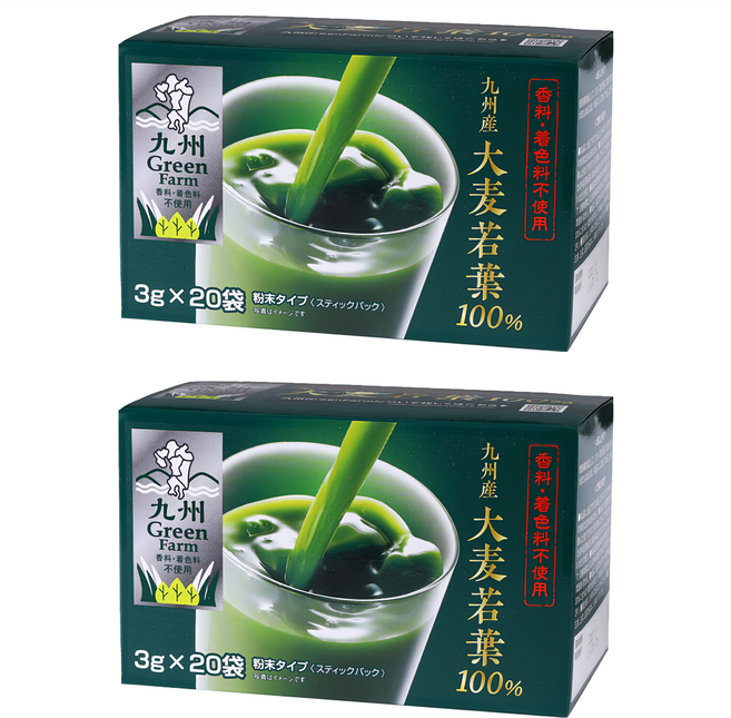Global Garden 盛花園 日本九州產100%大麥若葉青汁 20入, 60g, 2盒