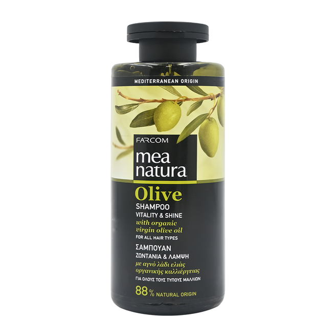 mea natura 橄欖頭皮養護洗髮精, 300ml, 1瓶